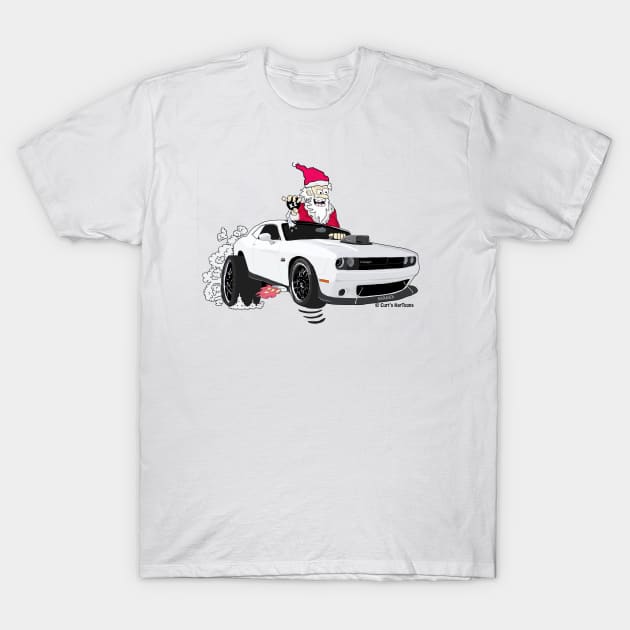 White car T-Shirt by curtskartoons